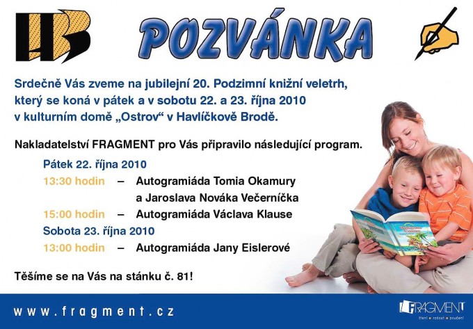 Pozvanka na veletrh HB 2010